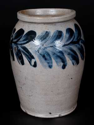 Small-Sized H. MYERS (Baltimore, MD) Stoneware Jar, Stamped "H. MYERS"