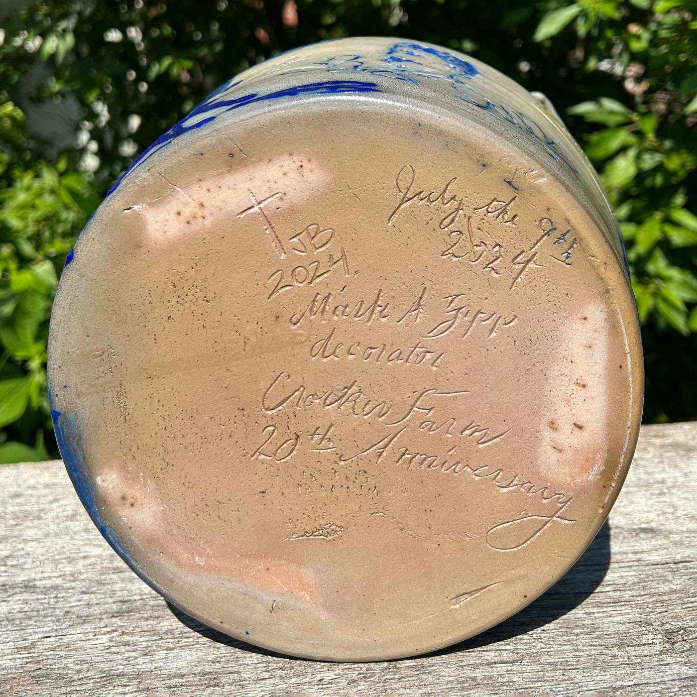 Crocker Farm 20th Anniversary Auction Jar