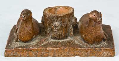 Sewertile Stump Match Safe, "OCTOBER. 3. 1905. T.H."