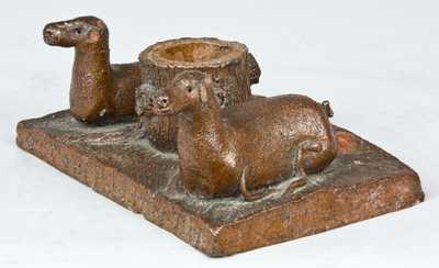 Sewertile Stump Match Safe, "OCTOBER. 3. 1905. T.H."