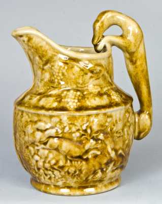 Bennington, VT Rockingham Hound-Handled Pitcher