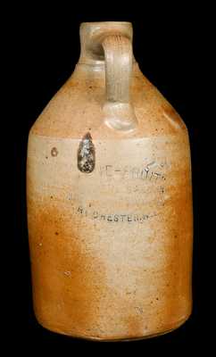 Rocbester, NY "Fountain Syrups" Stoneware Jug