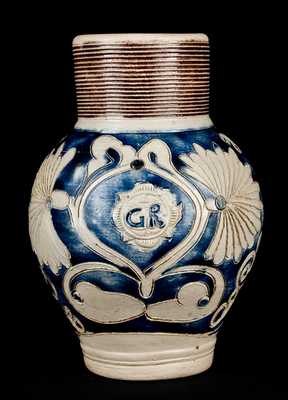 Westerwald "GR" Stoneware Jug, circa 1770
