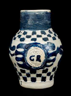 Westerwald Stoneware "GR" Jug, circa 1770