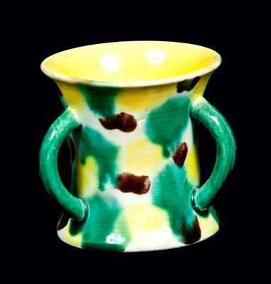 Rare Pottery Loving Cup Vase by L. H. YEAGER, Allentown, PA