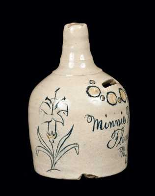 Extremely Rare Flemington, NJ, Stoneware Presentation Bank