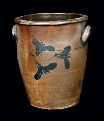 3 Gal. Western PA Stoneware Crock, Black Family, Somerfield, PA