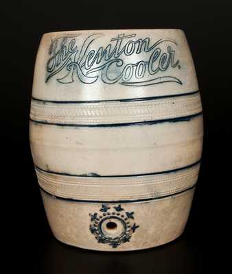 Stoneware "The Kenton Cooler" with Coggled and Molded Designs, att. Wingender Pottery, Haddonfield, NJ