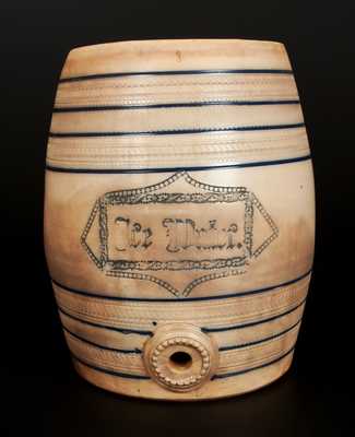 Stoneware "ICE WATER" Cooler att. Wingender Pottery, Haddonfield, NJ