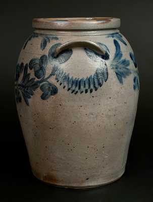 6 Gal. Ovoid Baltimore Stoneware Crock, c1840
