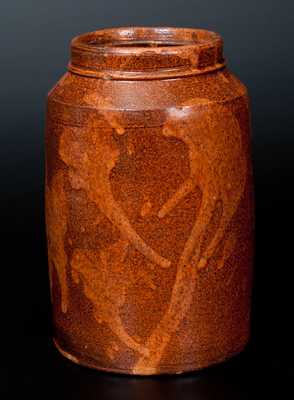 Attrib. Emmanuel Suter, Rockingham County, VA Redware Jar