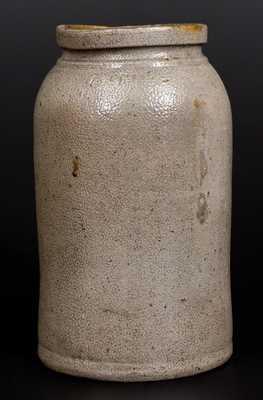 One-Gallon Shenandoah Valley Stoneware Jar, Stamped "BELL", Virginia origin
