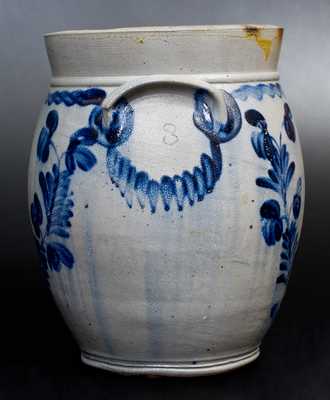 Three-Gallon Stoneware Jar w/ Elaborate Decoration, att. Henry H. Remmey, Philadelphia