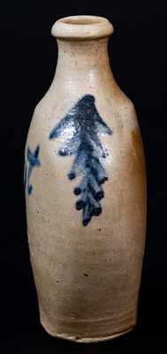 Fine Baltimore Stoneware Flask Inscribed "Pint," circa 1820