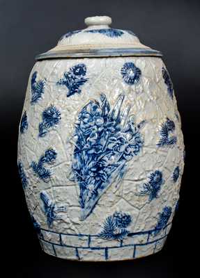 4 Gal. Molded Stoneware "Clam Broth" Cooler, Robinson Clay Products, Akron, OH