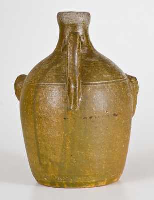 Rare Early-Period Stoneware Face Jug w/ Rock Eyes and Teeth, att. Lanier Meaders, Cleveland, GA