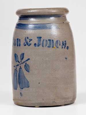 Hamilton & Jones (Greensboro, PA) Stoneware Pears Canning Jar