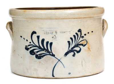 Very Unusual "Cake Pot," FRANK B. NORTON, Worcester, Massachusetts