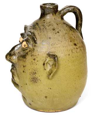 Leader Meaders Face Jug w/ Rock Teeth