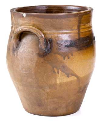 Unusual 1/2 Gal. Stoneware Jar Inscribed "Gray Clay Wash Crock?"