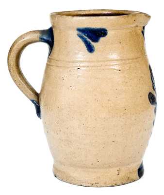 Fine Quart-Sized attrib. Richard Remmey, Philadelphia, PA Stoneware Pitcher