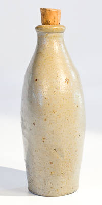 Rare C. CROLIUS / MANUFACTURER / NEW-YORK Stoneware Flask