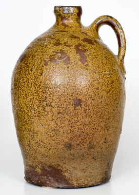 Small-Sized Alkaline-Glazed Stoneware Jug, attrib. Jesse P. Bodie Pottery, Kirksey's Crossroads, Edgefield District, SC