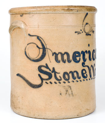 Outstanding "American Stoneware" Crock, circa 1876