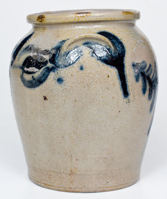 Very Rare EARNEST & COWLES (Baltimore) Stoneware Jar, circa 1830