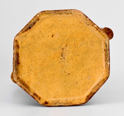 John Bell / Waynesboro, PA Octagonal Redware Pitcher