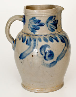 One-and-a-Half-Gallon Southeastern PA Stoneware Pitcher