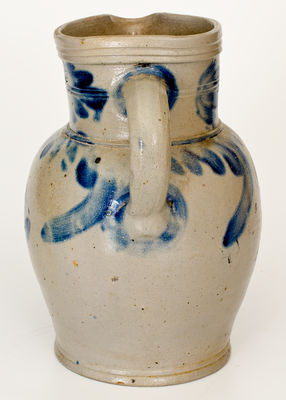 One-and-a-Half-Gallon Southeastern PA Stoneware Pitcher