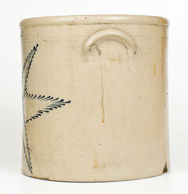 H.M. WHITMAN / HAVANA, N.Y. Three-Gallon Starburst Crock