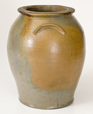 Rare J. MILLER / WHEELING, VA Stoneware Jar, c1830 (now West Virginia)