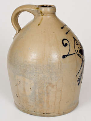 2 Gal. S. HART / FULTON, NY Stoneware Double-Bird Jug