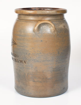 6 Gal. A. P. DONAGHHO / PARKERSBURG, WV Stoneware Crock