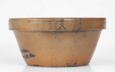 Scarce A.P. Donaghho. / Parkersburg, W.Va. Stoneware Bowl