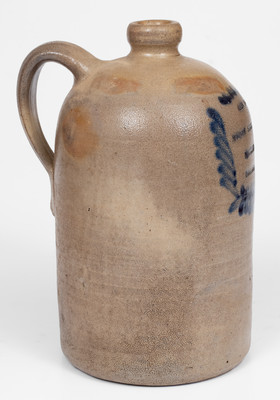 Philadelphia Stoneware Advertising Jug, attributed to Richard C. Remmey