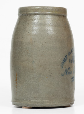 Scarce JOHN P. EBERHART & CO. / NEW GENEVA, PA Stoneware Jar