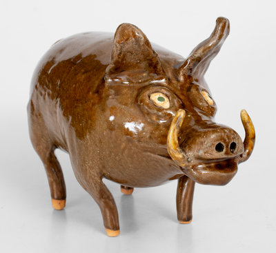 Reggie Meaders (Cleveland, Georgia) Stoneware Boar