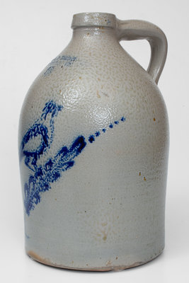 3 Gal. E. & L. P. NORTON / BENNINGTON, VT Stoneware Bird Jug