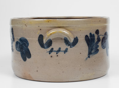 Attrib. R. J. Grier (Chester County, PA) Stoneware Cake Crock, c1880