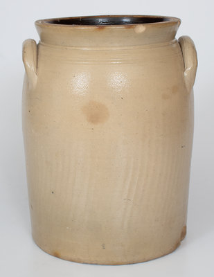 Two-Gallon LYONS (Thompson Harrington, Lyons, NY) Stoneware Jar, c1860