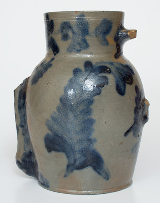 Extremely Rare Stoneware Coffeepot, Henry Remmey, Philadelphia, circa 1835