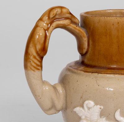 Small-Sized Hound-Handled Pitcher w/ FREEPORT, IL Presentation Inscription