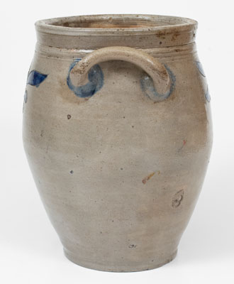 Incised Stoneware Jar attrib. Crolius Family, New York City, c1800