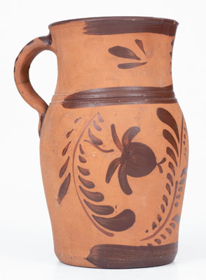 Southwestern PA Tanware Pitcher, New Geneva or Greensboro, PA