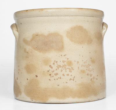 J. BURGER, JR. / ROCHESTER, NY Stoneware Crock w/ Slip-Trailed Decoration