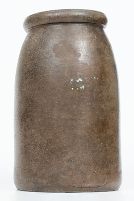 LETART, W. VA Stoneware Advertising Canning Jar, circa 1875