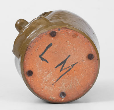 Very Rare Lanier Meaders Face Jug, Early Period, circa 1960's